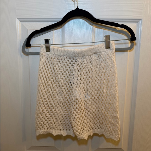 Nasty Gal Ivory Crochet Women Shorts - Picture 4 of 4